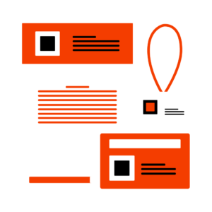 Agenzia brand identity e brand image illustrazione